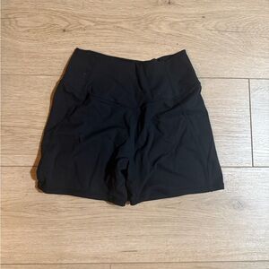 BuffBunny Black Bike Shorts with high Waistband
